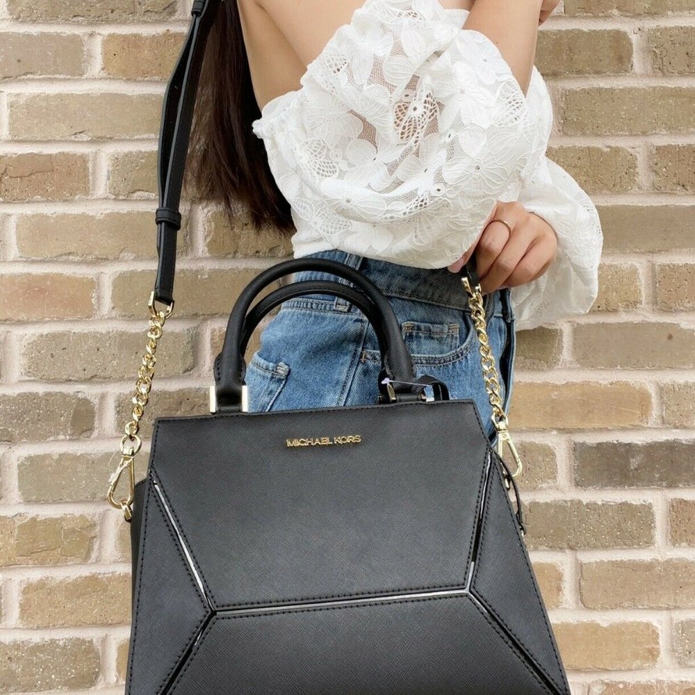 NWT Michael Kors Small Top Zip Satchel Crossbody - Picture 4 of 4